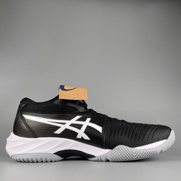 ASICS Netburner Ballistic FF MT Men\'s 13 Black White Athletic Sneaker Volleyball main image 5